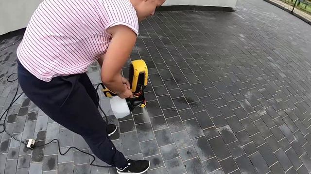 Impregnacja kostki brukowej. Efekt mokrej kostki, impregnat Dynasil WET od Consil смотреть онлайн