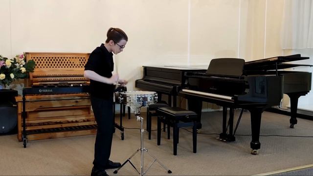 Э. Копецки "Африканская Цапля" (малый барабан) - E. Kopetzki - African Jacana (snare drum solo) смотреть онлайн