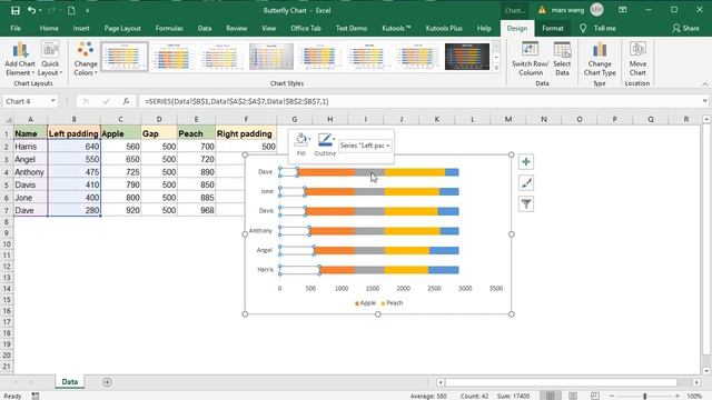 Create Butterfly Chart In Excel смотреть онлайн