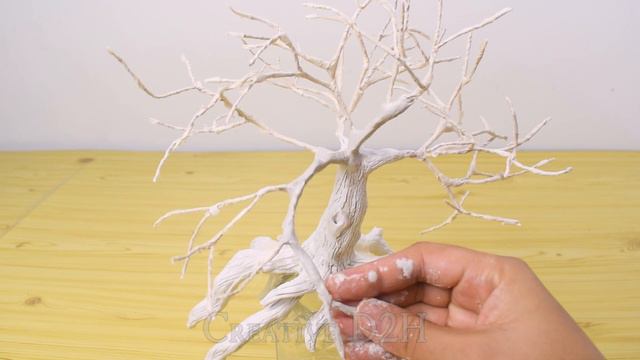 How to Build Realistic Miniature Tree - Wire Tree Tutorial смотреть онлайн