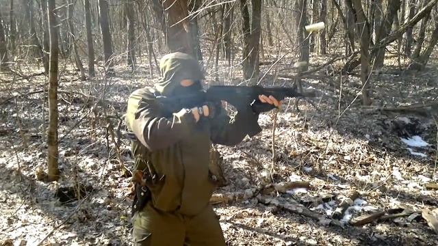 Самый первый опыт стрельбы из вепря !