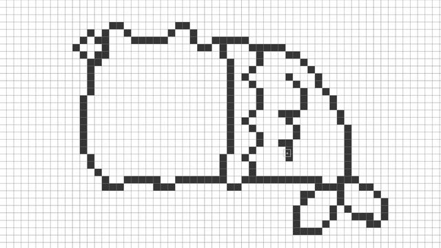 Как Нарисовать Котика Пушина С Хвостом Русалочки По Клеточкам | Cat | Pusheen |#pixelart смотреть онлайн