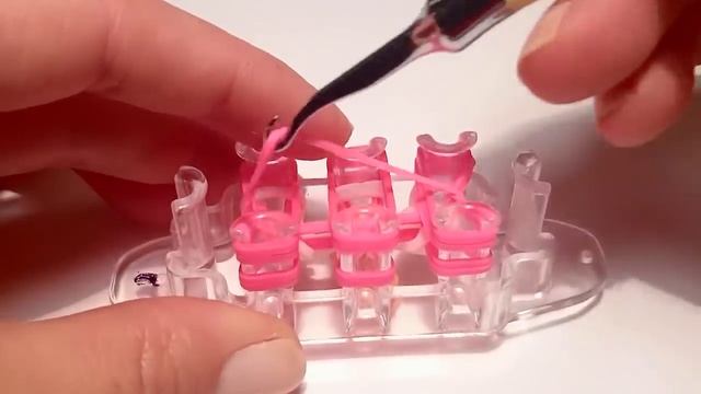 Брелок МОРОЖЕНОЕ, на станке МОНСТР ТЭИЛ, Радужки Rainbow Loom