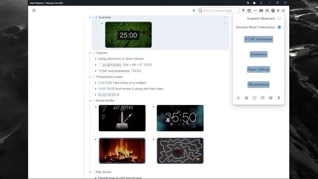 YT GIF extension showcase for Roam Research | v0.2.0 смотреть онлайн