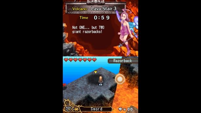 Steal Princess (NDS) Volcano Lava Stair 3 Walkthrough смотреть онлайн