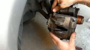 Mercedes w211   Легко Заменить Порваные Пыльники Манжеты Тормозных Суппортов ®️
