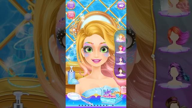 PLAY BEAUTY GAME MAGIC MERMAID SALON #5 | SPA AND MAKE UP GAME | ANDROID/IOS смотреть онлайн