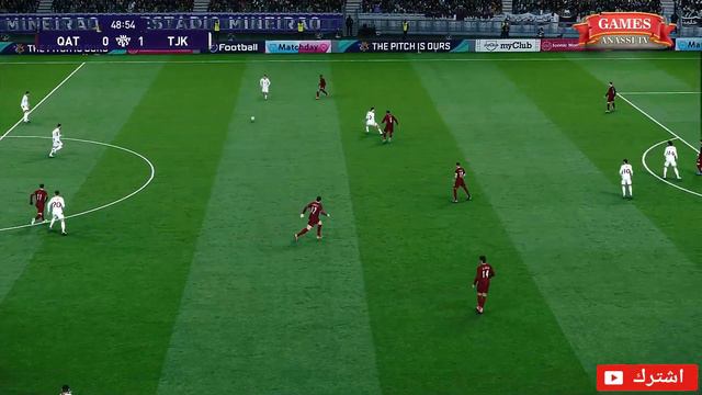 Qatar vs Tajikistan | Asian Cup 2024 Qatar | eFootball PES Gameplay PC HD смотреть онлайн