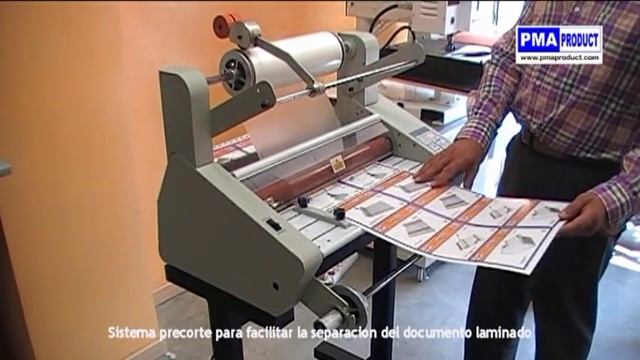 ✅ Laminadora de papel PROFESIONAL encapsuladora montadora PMA 480 P con precorte смотреть онлайн