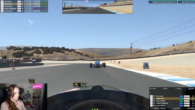 iRacing Formula Ford 1600 @ Laguna Seca смотреть онлайн
