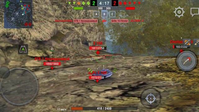 World of Tanks Blitz, танк T57 Heavy Tank, Мастер, 10й уровень! Достойное сопротивление!!! смотреть онлайн