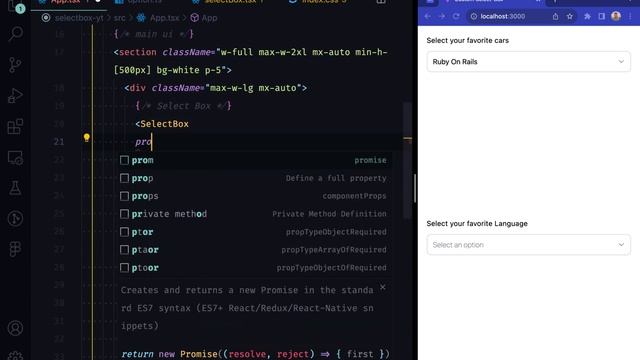 Custom React Select Box with Search bar, dropdown or modal modes built with Typescript and Tailwin смотреть онлайн