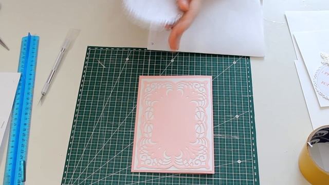 Свадебная открытка своими руками.