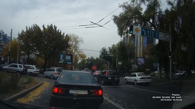 09 10 2020 Алматы Абая Гагарина 772BGZ02, 556XJA02 смотреть онлайн