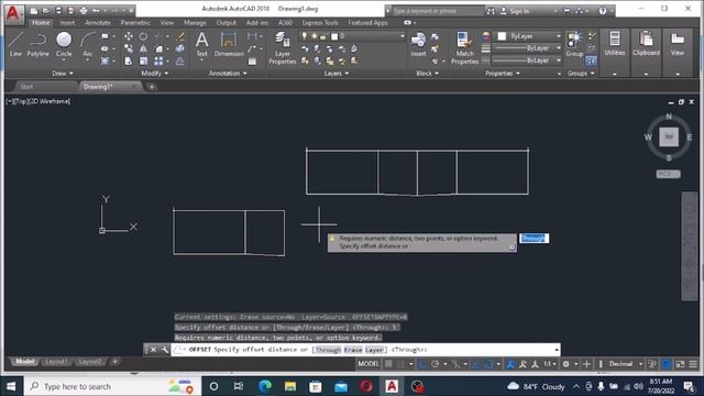 ##AutoCAD Understanding modify tool II Lecture -05 II CE 100 II Computer Aided Drafting смотреть онлайн