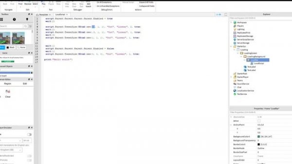 Roblox Loading GUI Fun(Tutorial with LUA scripting)