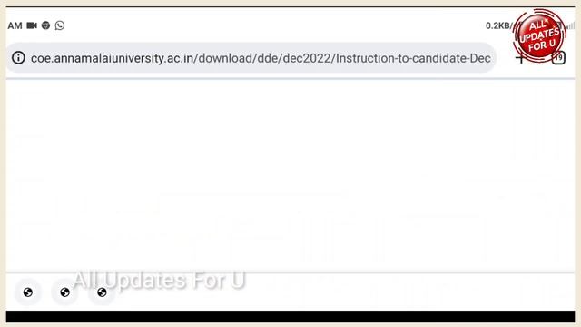 Annamalai University DDE Dec 2022 Exam Date, Exam Fees last date? смотреть онлайн
