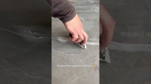 Микроцемент на двери! Нанесение!