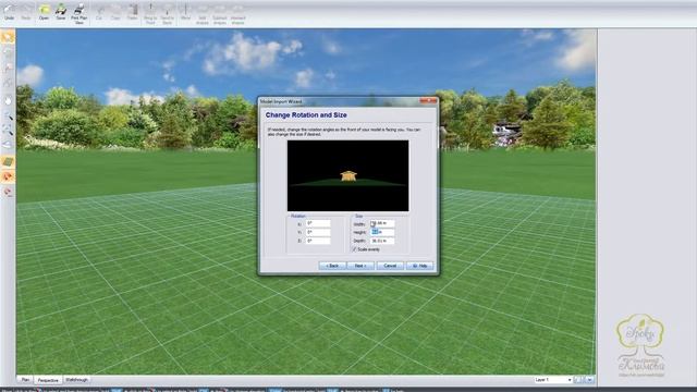 Урок Realtime Landscaping. Где скачать бесплатные 3d модели. Как вставить их в программу? смотреть онлайн