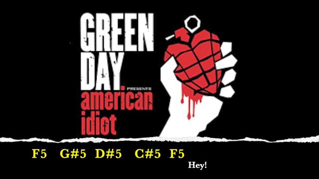 Backing track - Green Day - Holiday (LYRICS AND CHORDS) смотреть онлайн