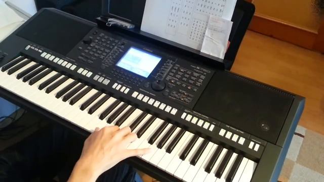 Yamaha PSR-S750 - Great Electric Guitar Sound смотреть онлайн