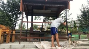 Мангальная зона на даче(32Часть)