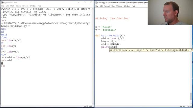 Python Basics String Cut the Word pt 2 смотреть онлайн