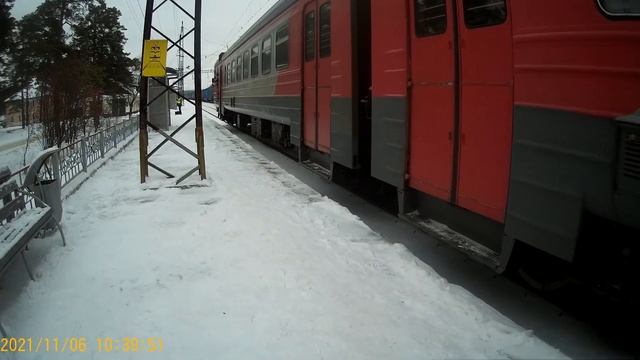 Электропоезд ЭД4М-0351 сообщением Сокур-Новосибирск-главный смотреть онлайн