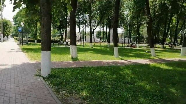 Небольшая прогулка по центру Подольска смотреть онлайн