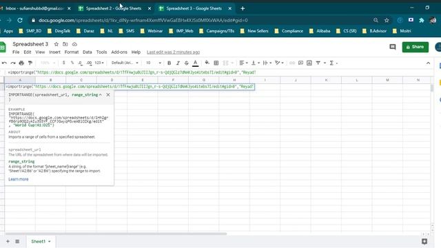 IMPORTRANGE || Excel-15 || Google Sheet এ Data ইম্পোর্ট করুন সহজেই смотреть онлайн