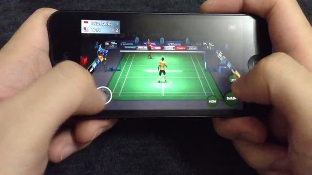 Real Badminton (Difficulty - Hard) on iPhone 5 смотреть онлайн