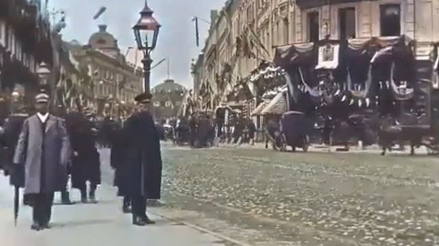 Россия, Москва,улица Тверская 1896 г. смотреть онлайн
