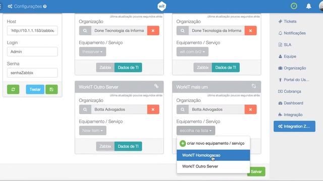 integrando com Zabbix смотреть онлайн