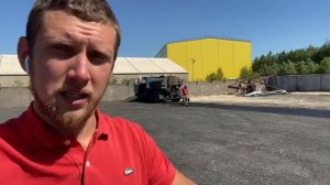 Пролив битумной эмульсией по асфальтной крошке  объект мурино лесная улица дом 3