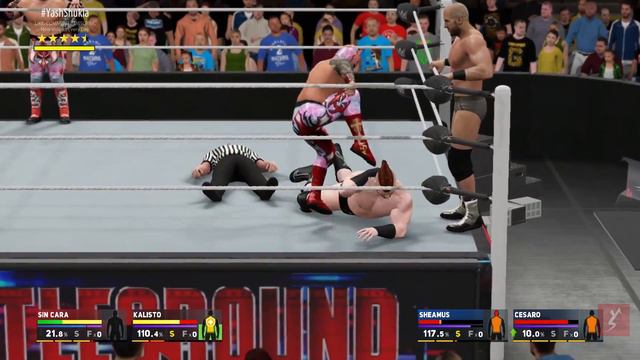 WWE 2K17 The Lucha Dragons vs Sheamus Cesaro | ELIMINATION TAG TEAM MATCH | PS4 Gameplay смотреть онлайн