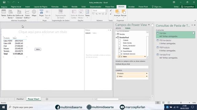 POWER QUERY E POWER VIEW com Microsoft Excel смотреть онлайн