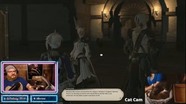 Warriors of Darkness try to steal my cats!  Final Fantasy 14