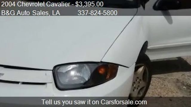 2004 Chevrolet Cavalier Base 4dr Sedan for sale in Jennings, смотреть онлайн