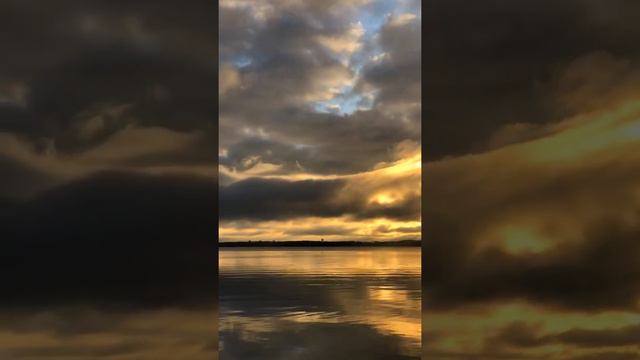 Таймлапс ноябрьского рассвета и утра. смотреть онлайн