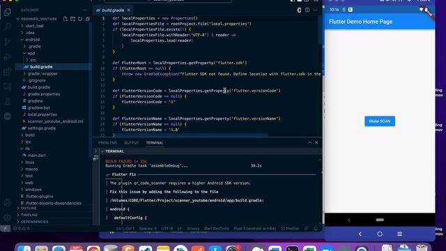 Tutorial Flutter - Membuat Scanner QR Code смотреть онлайн