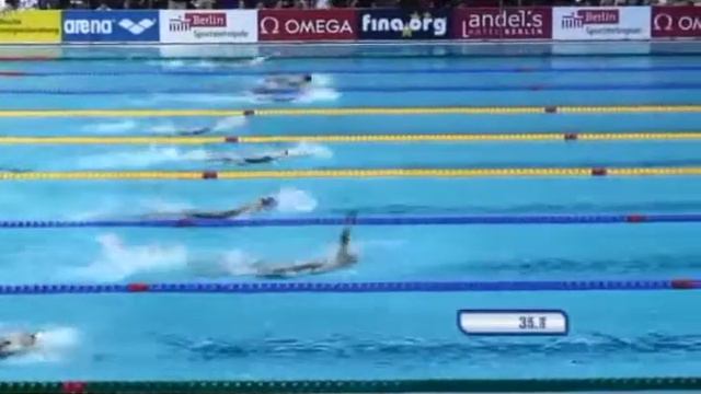 Calgary's Erica Morningstar wins Gold in the 200IM at the FINA World Cup in Berlin смотреть онлайн