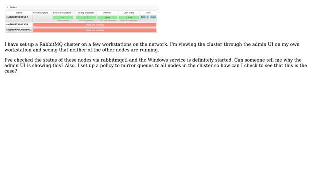 DevOps & SysAdmins: RabbitMQ "node not running" смотреть онлайн