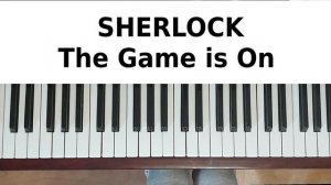 ШЕРЛОК НА ПИАНИНО как сыграть на фортепиано УРОК красивая песня из сериала лучшая мелодия из фильма
