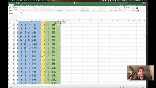 Advent of Code 2019 day 20 - Excel solution by pengi смотреть онлайн
