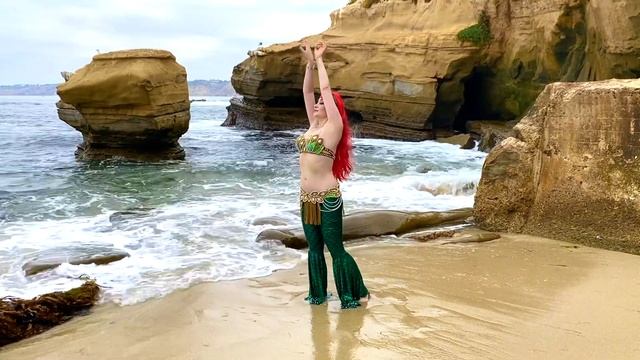 The Little Mermaid Ariel Belly Dance | Part of Your World Choreography смотреть онлайн