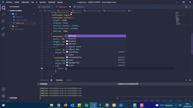 LOGIN CON HTML Y SASS DESDE CERO смотреть онлайн