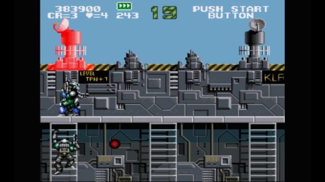 Super Nintendo (Snes) 16-bit Gunforce Battle Fire Engulfed Terror Island Битва с Боссами