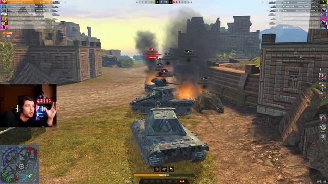 ТОП ТАНК ДЛЯ ПОЗНАНИЯ ДЗЕНА В БЛИЦЕ ● E100 В РУКАХ НОВИЧКА НА 8500 ● WoT Blitz смотреть онлайн