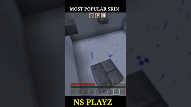 MOST POPULAR MINECRAFT SKIN #shorts смотреть онлайн