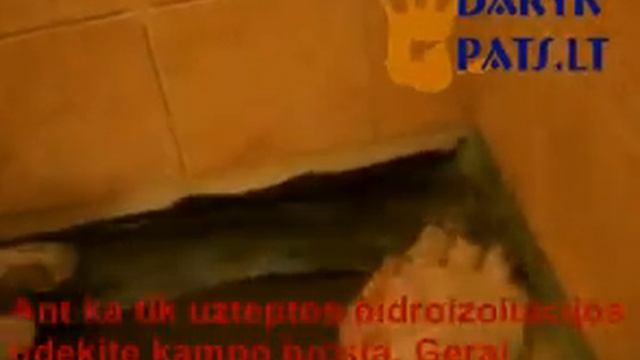 Hidroizoliacijos Tepimas